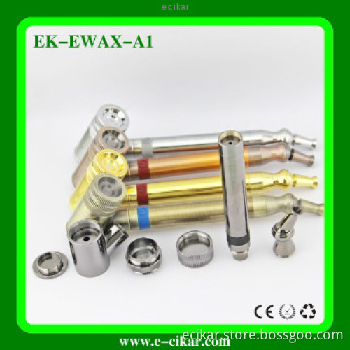 2014 hot wax/dry herb vaporizer EWAX new e pipe electronic cigarette